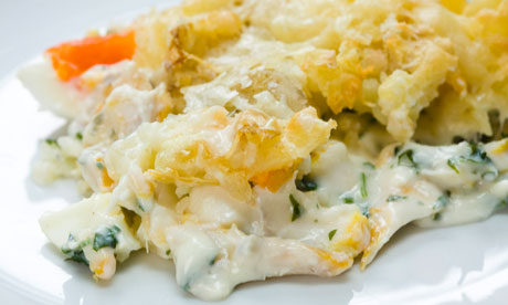 student food haddock pie