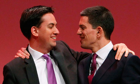 ed miliband funny. Ed Miliband greets his brother