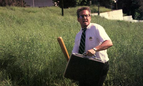 michael douglas falling down. Man on the edge: Michael Douglas in Falling Down.