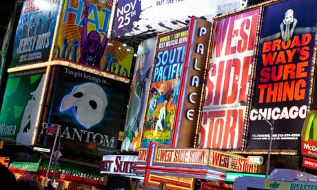 billboards on New York's Times Square.
