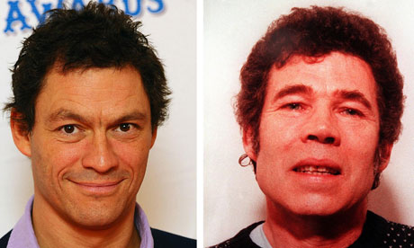  Dominic West (left) and serial killer Fred West. 