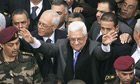 The Palestinian president Mahmoud Abbas