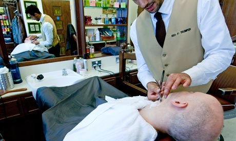 Stuart Jeffries gets a wet shave at Trumper's in St James's London