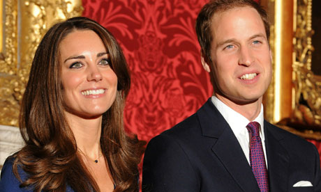 Prince William and Kate Middleton at their engagement photcall