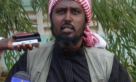 Al-Shebab spokesman Ali Mohamud Rage told reporters that Kenya could expect violent retribution for the military assault in Solamia. - al-shebab-007