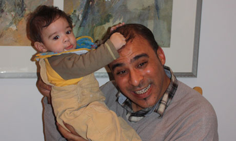 Moussa Ibrahim at Ros Coward's house, Christmas 2010