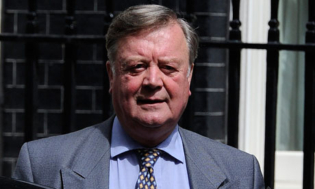 Justice secretary Ken Clarke 