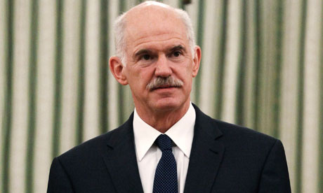 Greek prime minister George Papandreou 