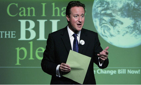 David Cameron Launches Climate Change Policy