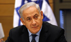 Israel's Prime Minister Binyamin Netanyahu at the Knesse
