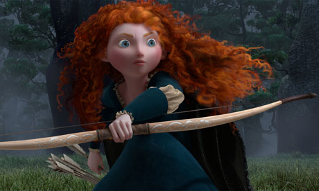 Merida, the feisty princess in Brave