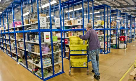 Amazon's Marston Gate warehouse