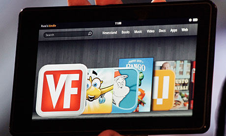 The inquiry is to ascertain whether the six companies are conspiring against Amazon's Kindle reader.