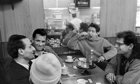 Ginsberg with other Beat luminaries