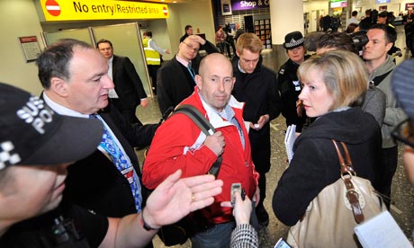 Rescued Britons fly home from Libya