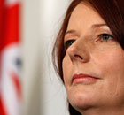 Australia's new Prime Minister julia gillard 