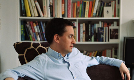Ed Miliband at his north London home.