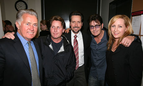 charlie sheen emilio estevez mother. Estevez, Charlie Sheen and