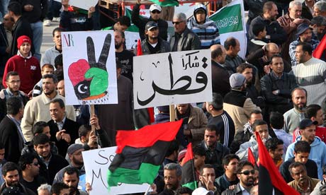 Libyans gather in Benghazi
