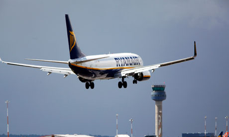 Ryanair aeroplane