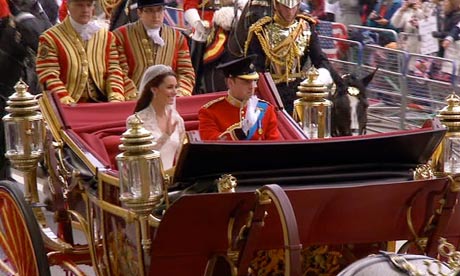 William and Kate - carriage