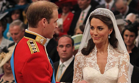 William and Kate in Westminster Abbey Photograph Pool REUTERS