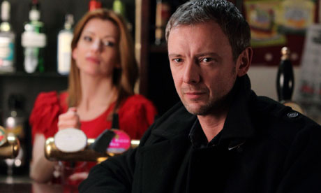 ensemble piece: claire goose and john simm in exile. photograph: red ...