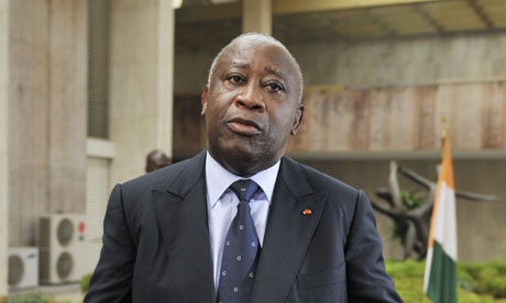 Ivory Coast president Laurent Gbagbo