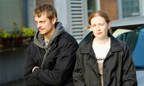 Detectives Sarah Linde and Stephen Holder in The Killing