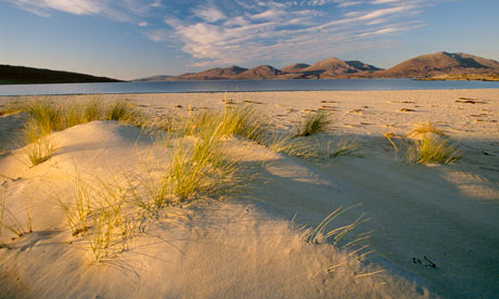 Luskentyre Beach in the Isle of Harris