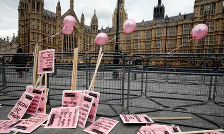 abortions in uk. Abortion rally