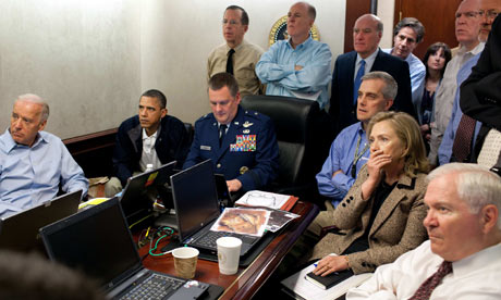 bin laden. Watching the mission to kill Bin Laden. Photograph: Pete Souza/AP