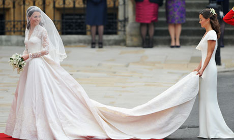 the royal wedding kate dress. Royal Wedding - Kate and Pippa