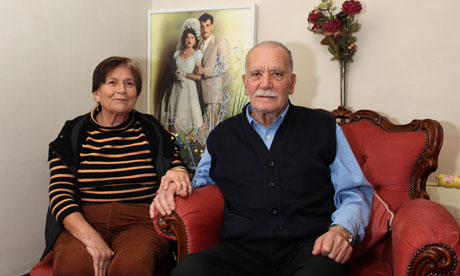 Emine Osman, 70, with her husband Djevdet, 78