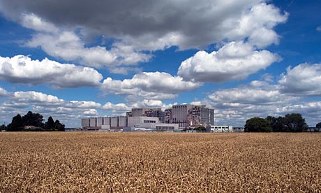 The new sites are all near exisiting nuclear power stations like Bradwell in Essex.