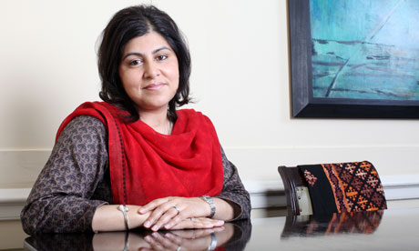 Sayeeda Warsi, co-chairman of the Tories, who says Pakistan fails Islam in denying women's rights