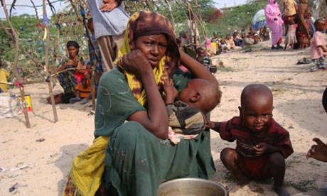 A displaced Somali woman