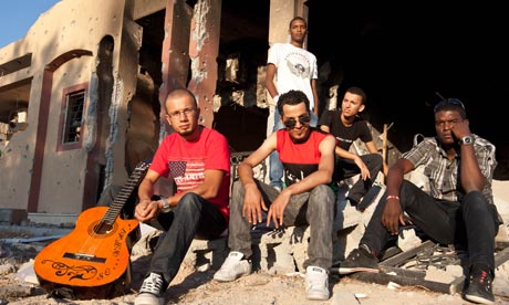 Libyan band FB 17 in Misrata