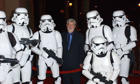George Lucas, Star Wars stormtrooper helmets
