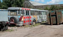 Moscow Olympics bear bus