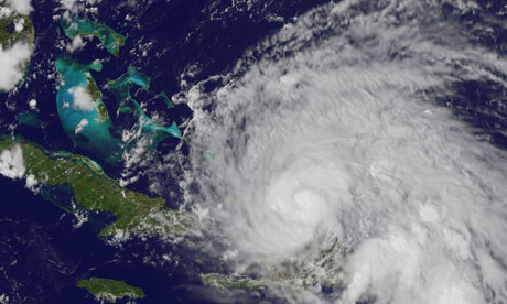 Hurricane Irene satellite image