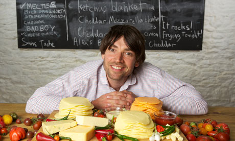 Alex James, bassist from Blur turned cheesemaker
