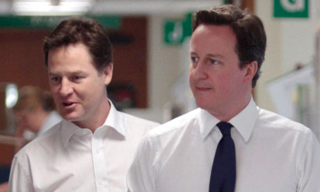 David Cameron and Nick Clegg