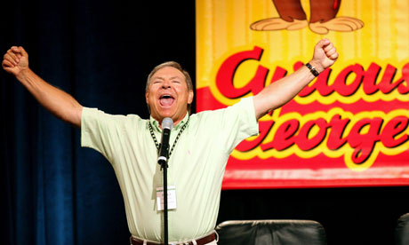  Frank Welker performing onstage in Hollywood