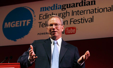Google chairman Eric Schmidt