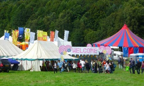 Headstock festival in Newstead, Nottinghamshire