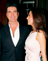 Simon Cowell and Mezhgan Hussainy