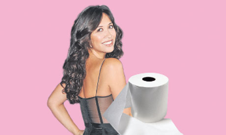 Myleene Klass and loo roll