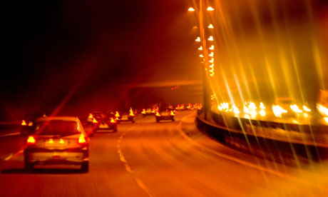 Traffic at night