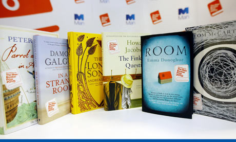 The shortlisted books competing for the Man Booker Prize 2010